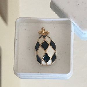 Enamel & 14k Egg charm